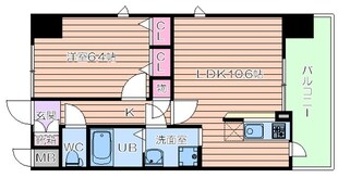 Ｓ－ＲＥＳＩＤＥＮＣＥ谷町九丁目の物件間取画像